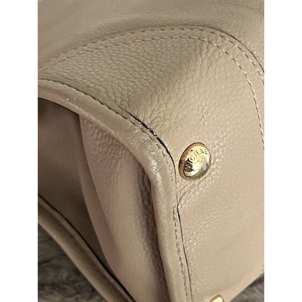 Michael Michael Kors Large Hudson Hobo Shoulder Bag Brown Leather Tote - Picture 8 of 15